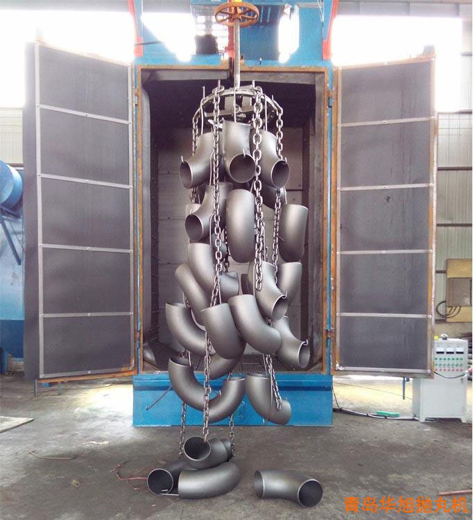 工件經(jīng)過(guò)Q378吊鉤式拋丸機(jī)處理后的效果