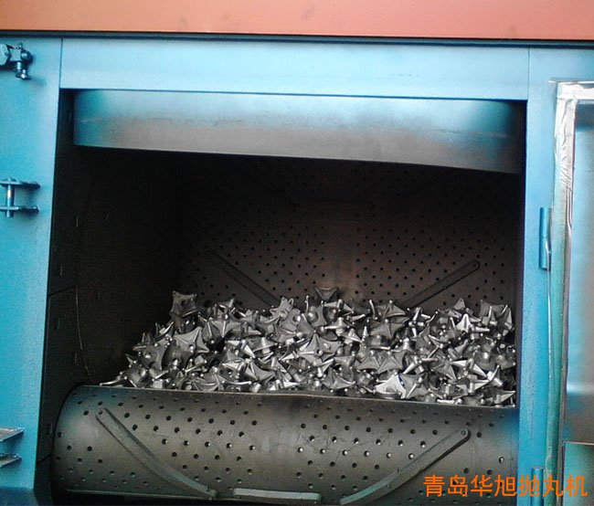 Q3210履帶式拋丸機(jī)清理工件后的效果