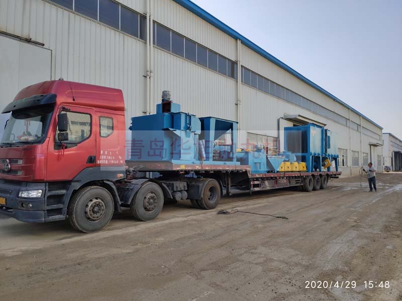 Q6915輥道通過式拋丸機發(fā)往云南大理